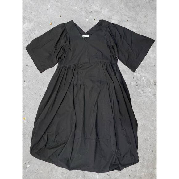 Henrik Vibskov “Pump” Dress – Black Cotton Blend, AW23 Collection - Picture 2 of 5